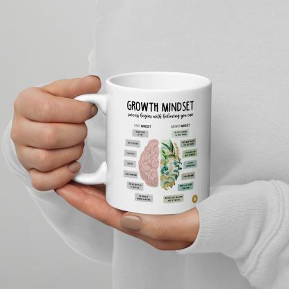 Growth Quote Printed Mug - Inspire Cups