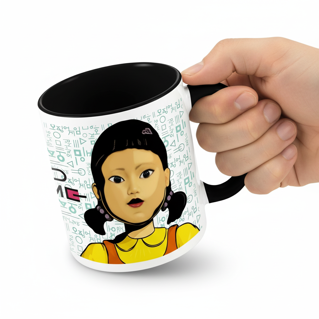 Young Hee Coloured Inner and Handle Ceramic Mug