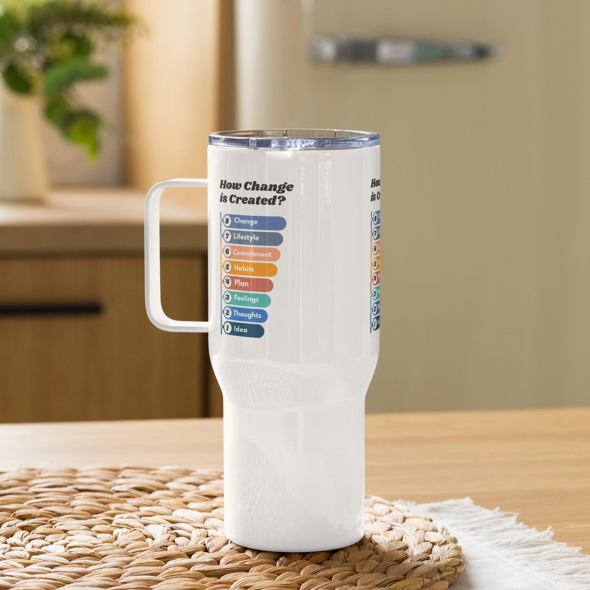 How Change Is Created Printed Travel Mug - Inspire Cups