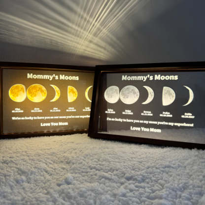 Personalized Moon Phase Decor Display Custom Night Light - Inspire Cups