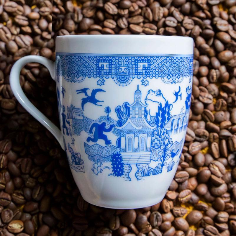 Artistic Porcelain Mug With Pattern Design - Inspire Cups