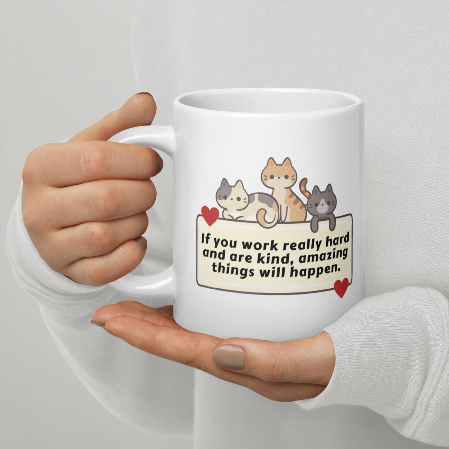Heartwarming Quote Ceramic Mug - Inspire Cups