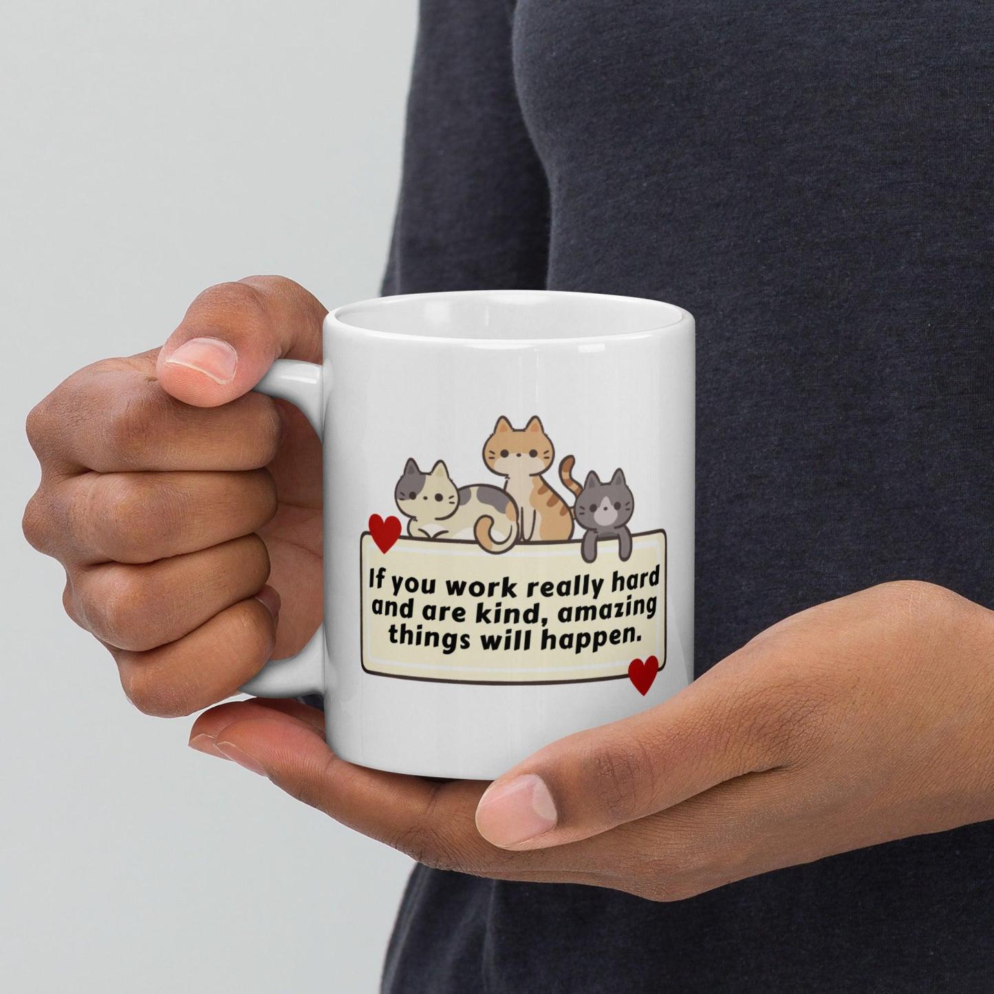Heartwarming Quote Ceramic Mug - Inspire Cups