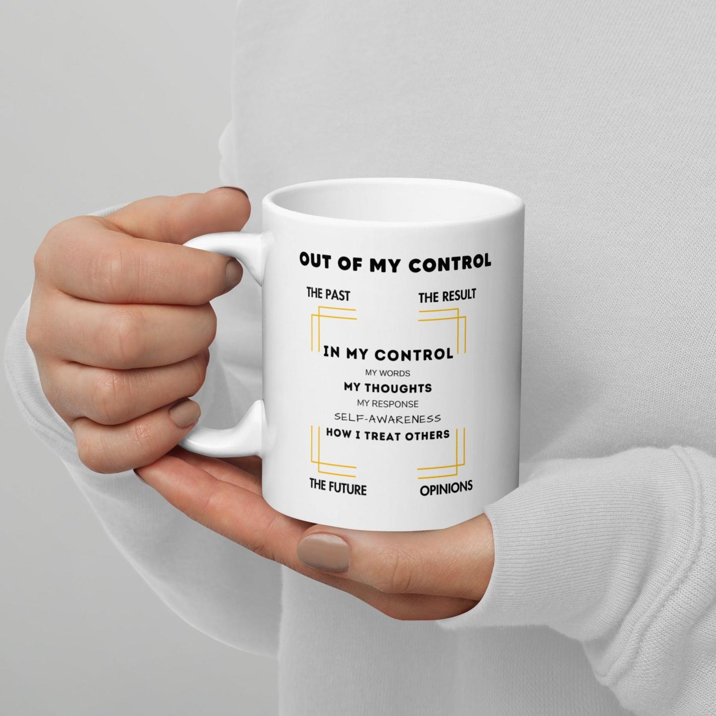 In My Control Glossy mug - Inspire Cups
