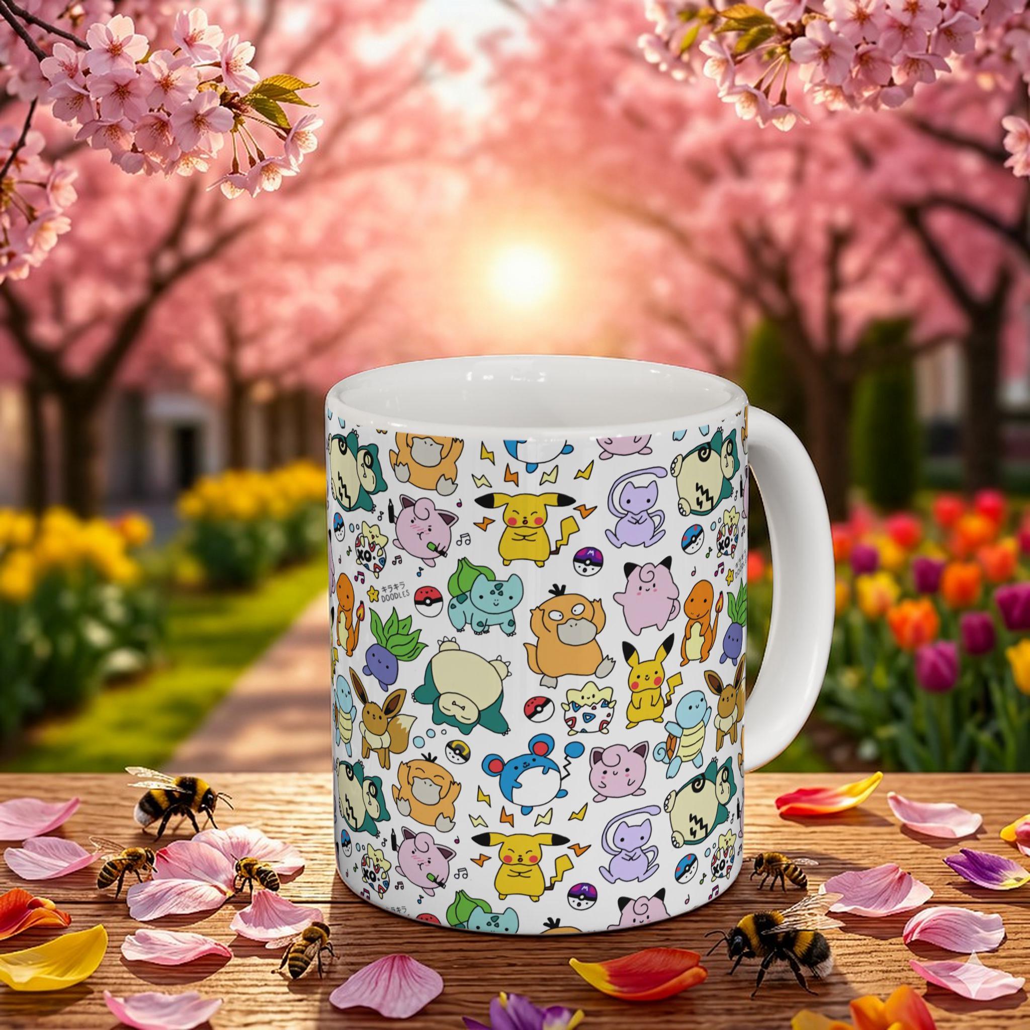 Inspired by Pokemon Ceramic Mug 11oz