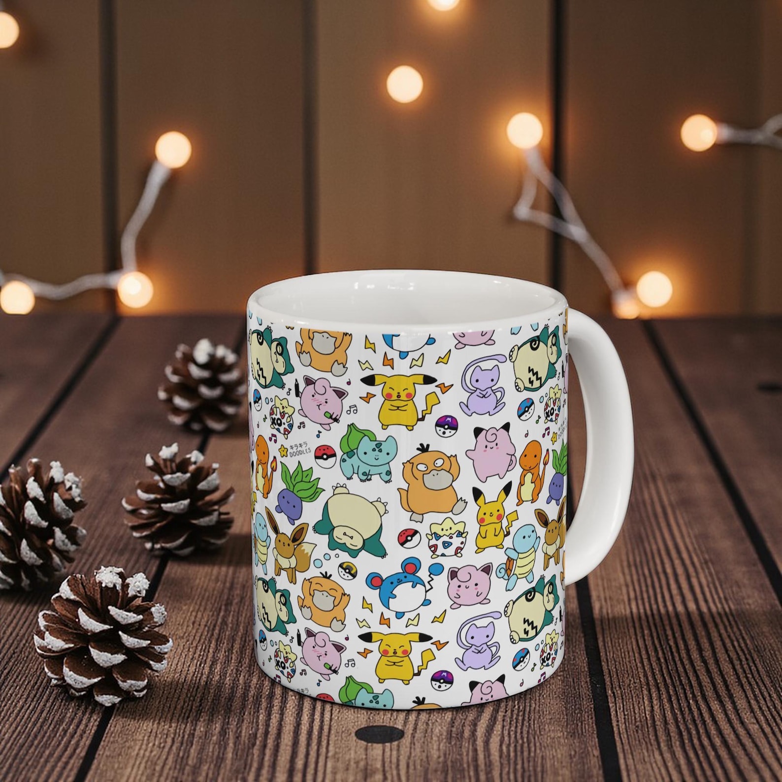 Inspired by Pokemon Ceramic Mug 11oz