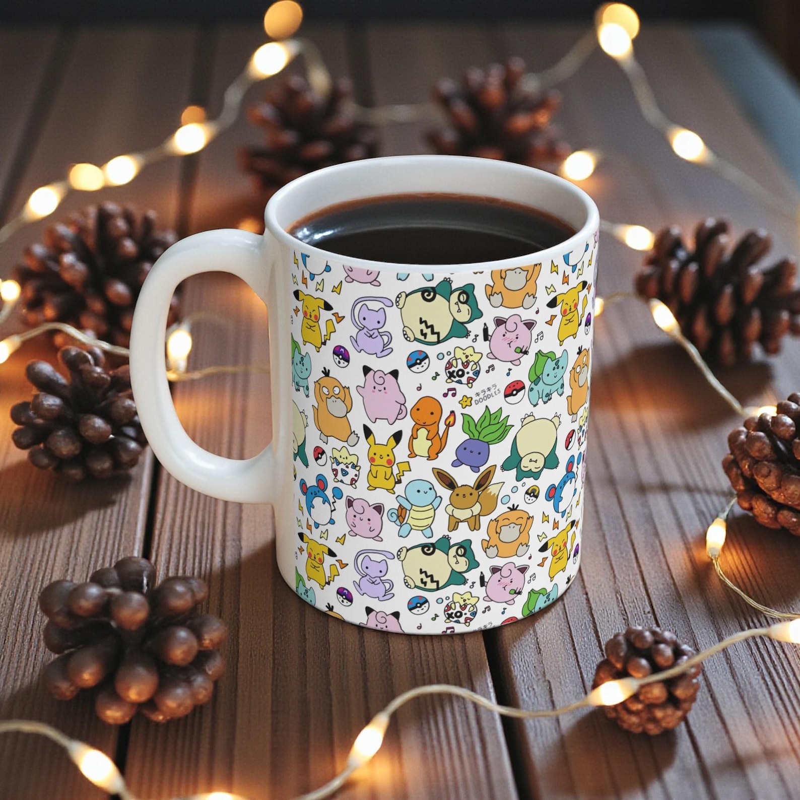 Inspired by Pokemon Ceramic Mug 11oz