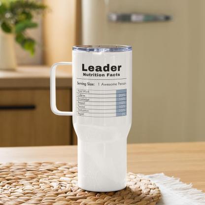 Leader Nutrition Facts Mug - Inspire Cups