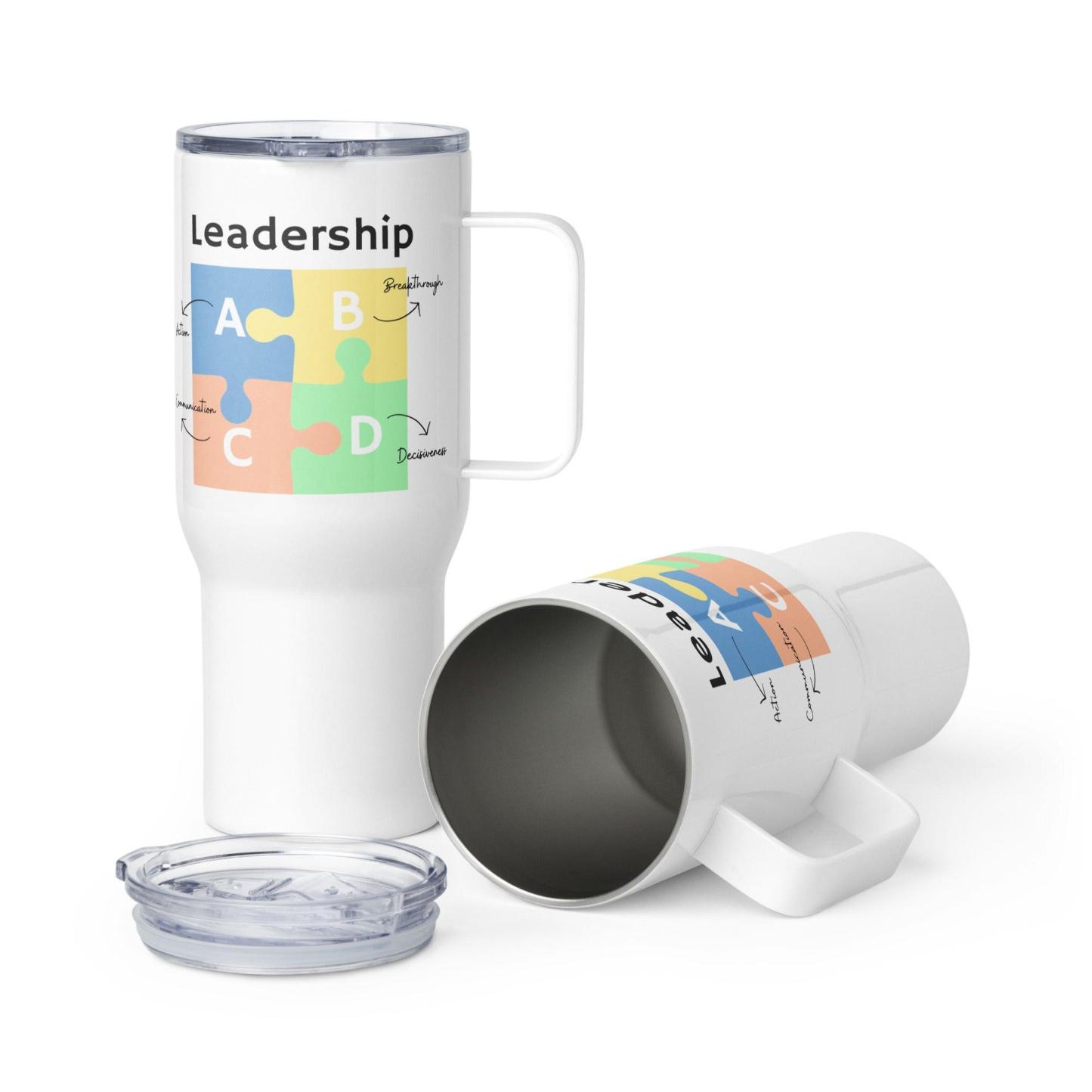 Leadership Abcd Printed Travel Mug For Purposeful Leaders - Inspire Cups