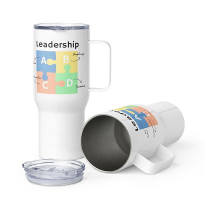 Leadership Abcd Printed Travel Mug For Purposeful Leaders - Inspire Cups