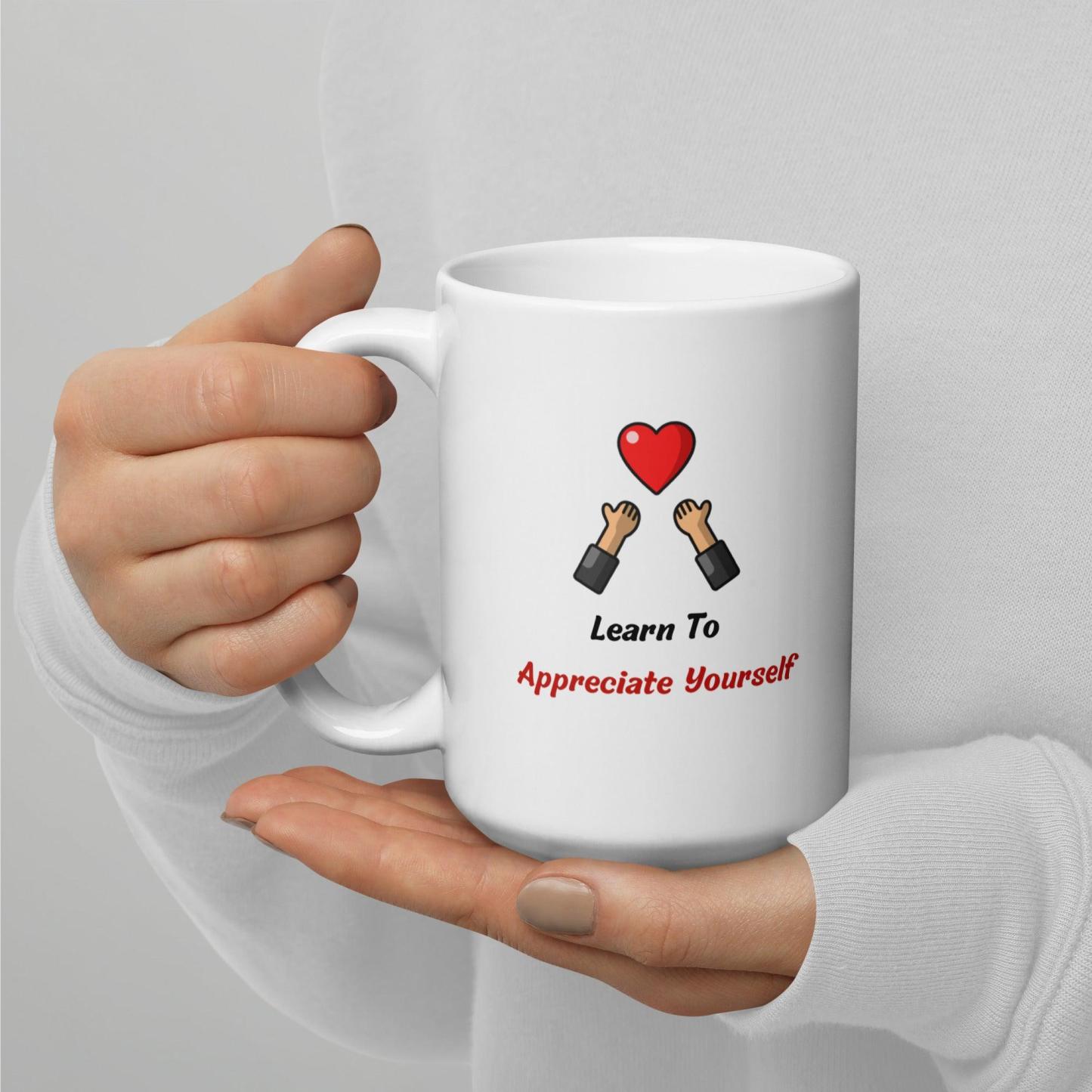 Self Value Message Mug - Inspire Cups