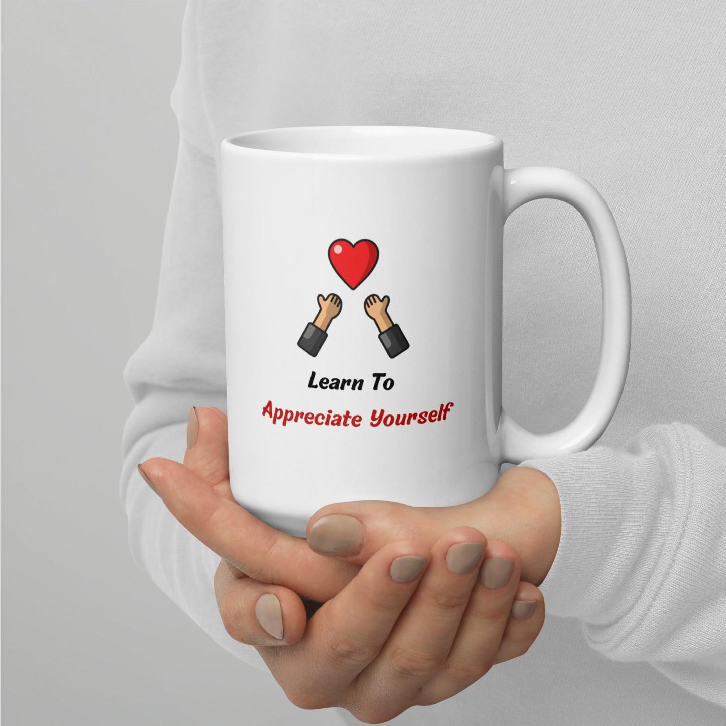 Self Value Message Mug - Inspire Cups
