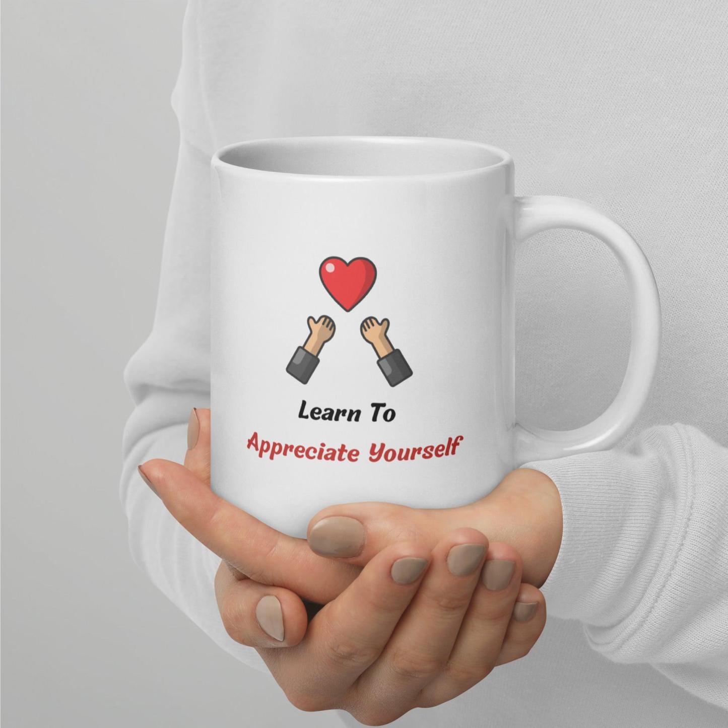 Self Value Message Mug - Inspire Cups
