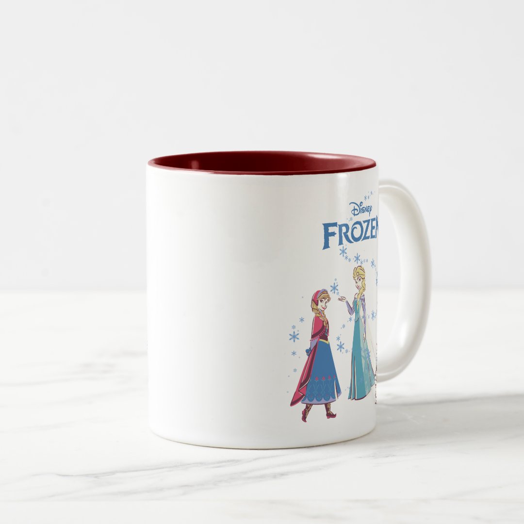 Elsa Anna Olaf Two-Tone Mug 