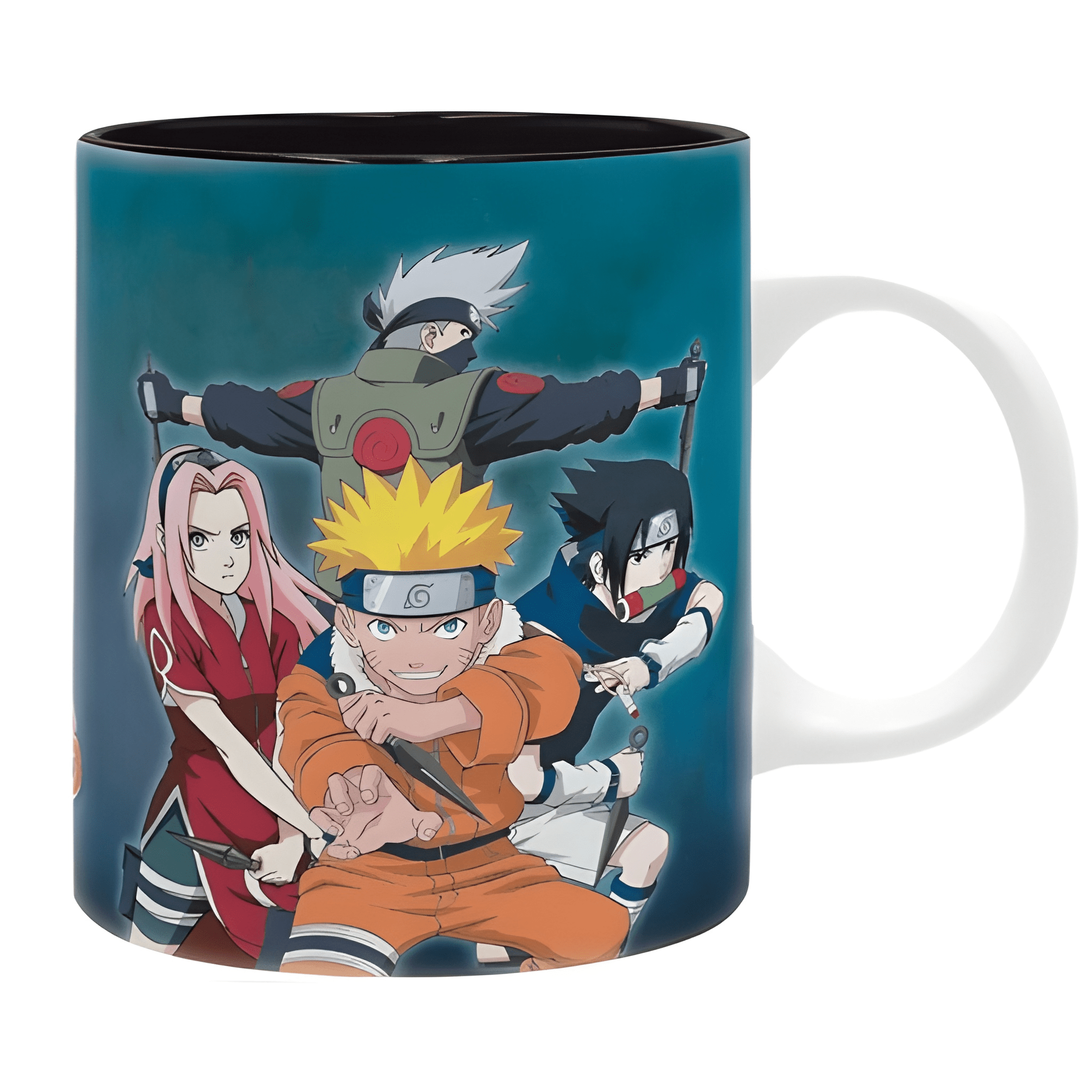 Naruto - Mug - 320 Ml - Equipe 7 Vs Haku/Zabuza - Subli -