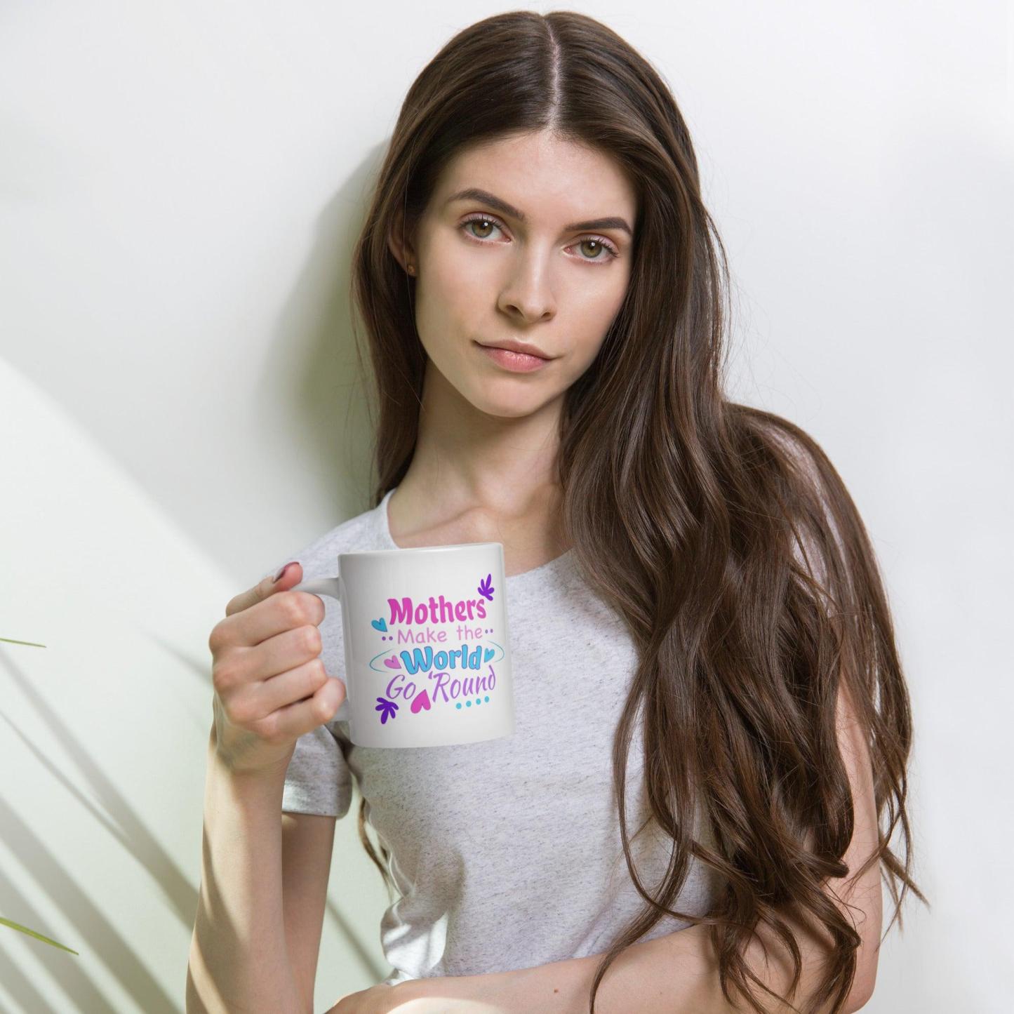 Maternal Gratitude Glossy Mug A Thoughtful Gift for Motherhood - Inspire Cups