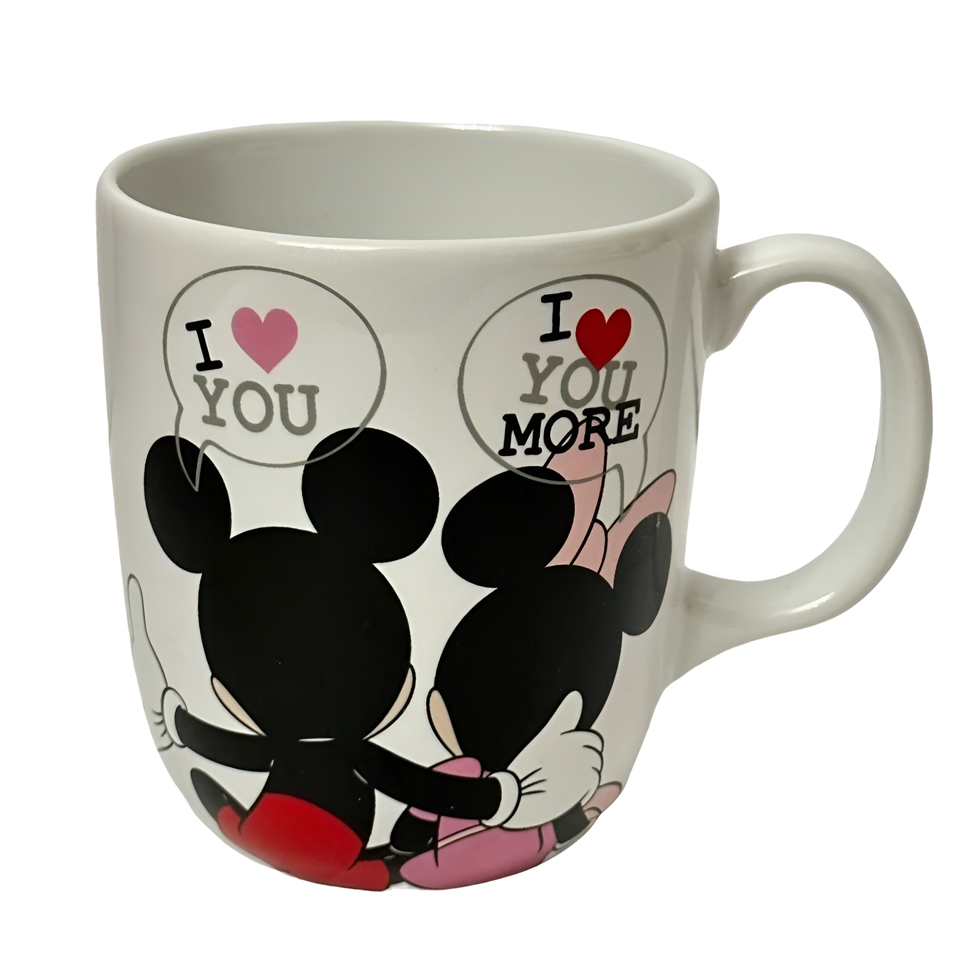 Mickey & Minnie Mouse I Love You More Coffee Cup Mug