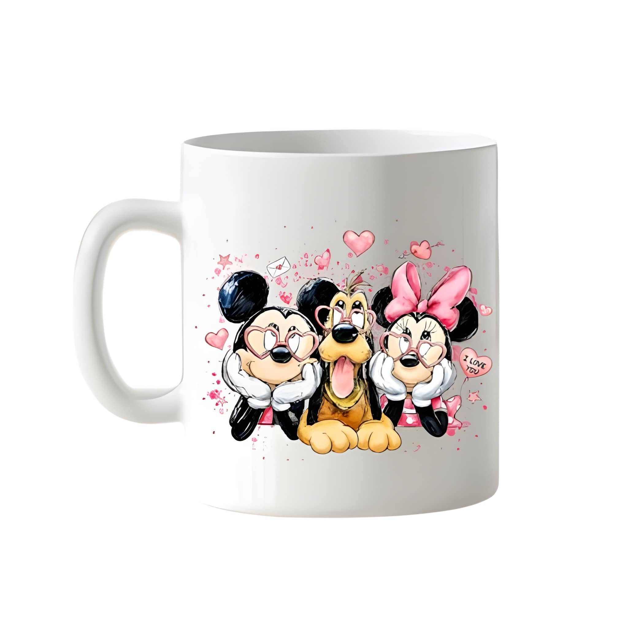 Mickey Mouse Themed Double Sided Ceramic Mug 
