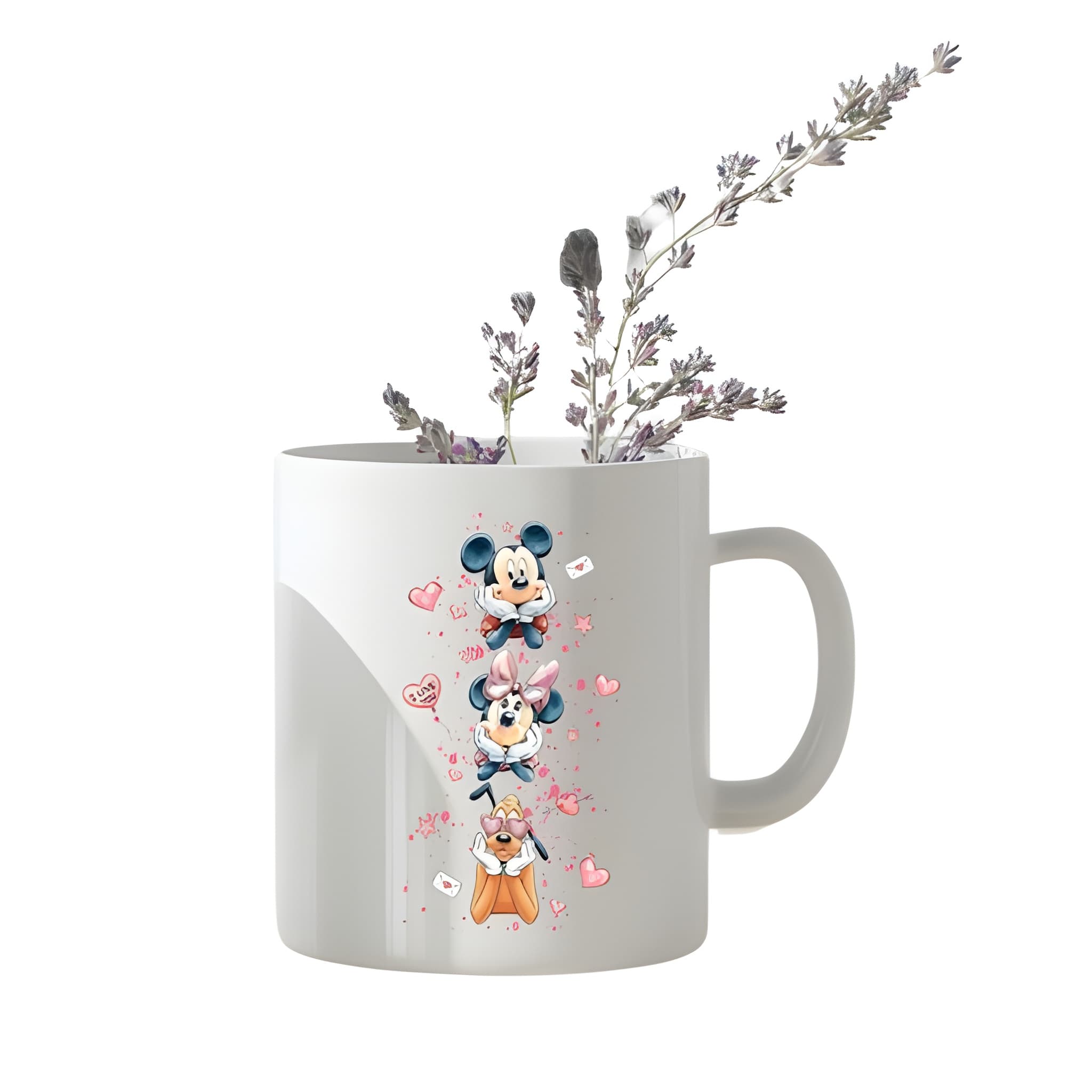 Mickey Mouse Themed Double Sided Ceramic Mug 