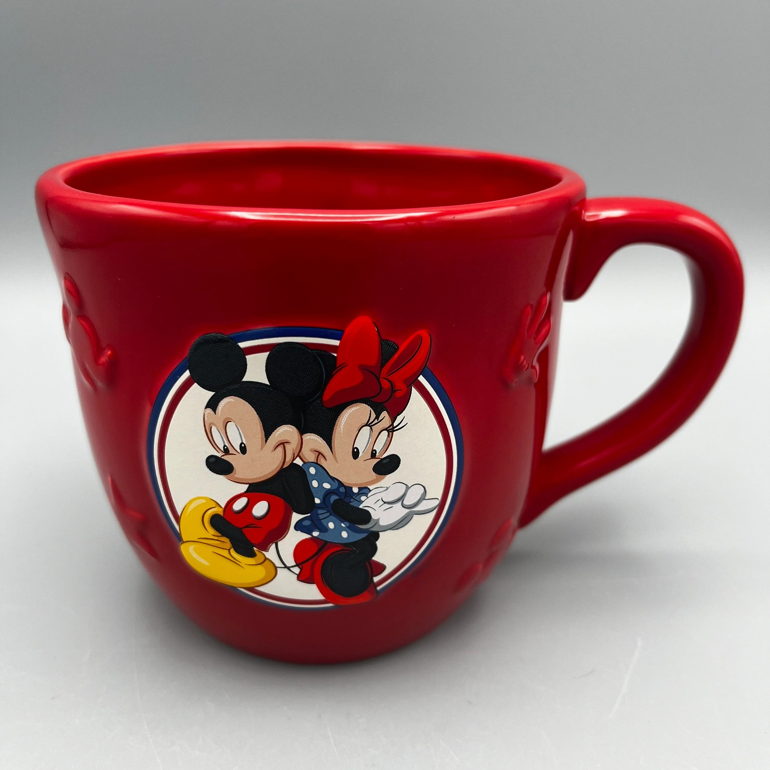 Mickey and Minnie Embossed Coffee Mug SET OF 4