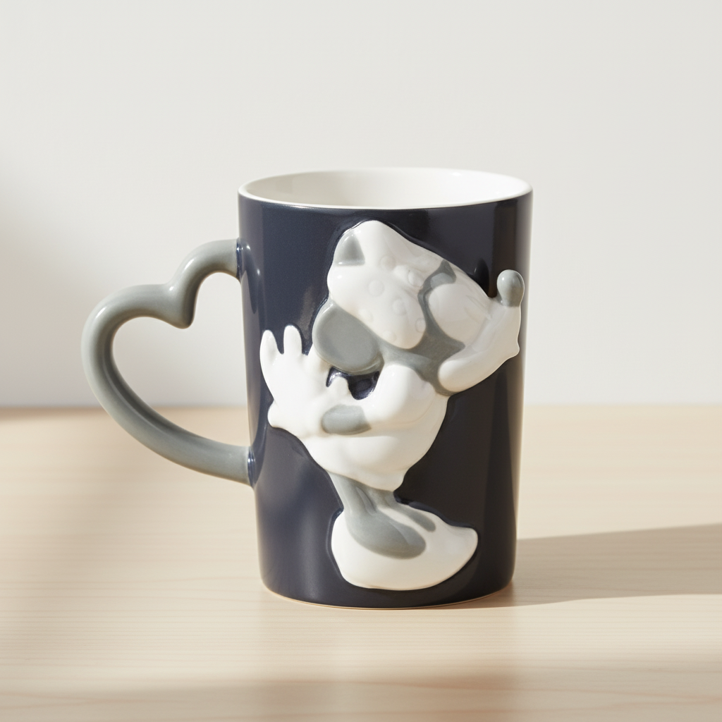Mickey and Minnie Kissyface Mugs