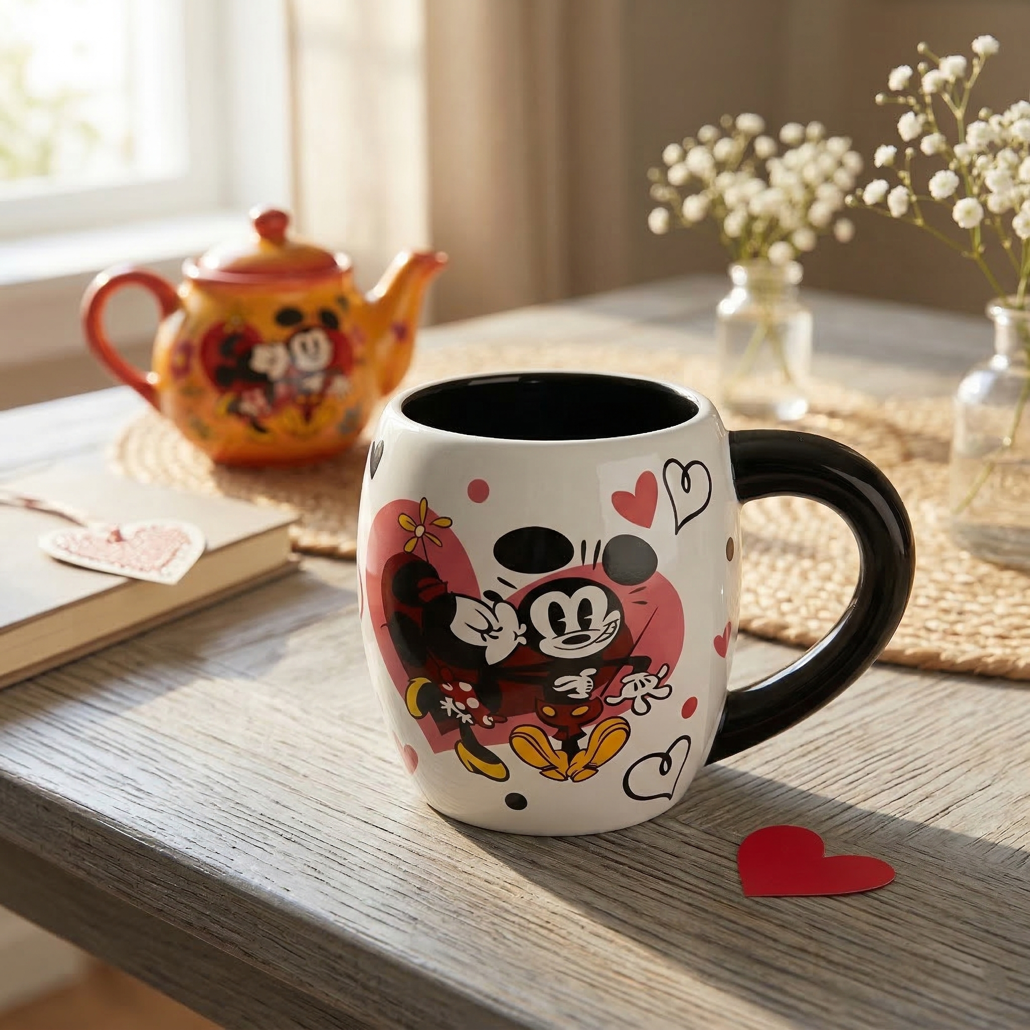 Mickey and Minnie Mouse Falling For You 14 oz Ceramic Mug