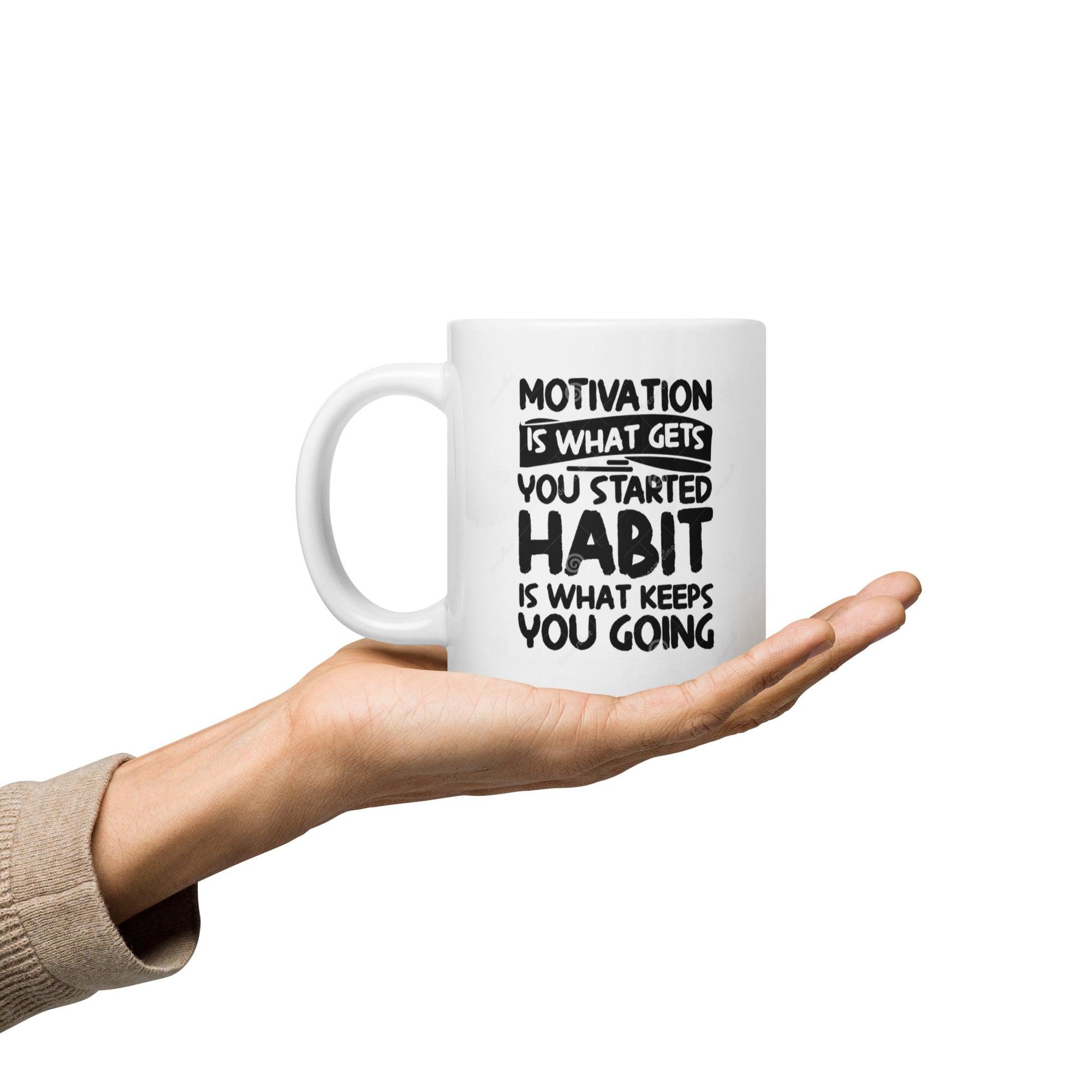 Motivation Habit Success Mug - Inspire Cups