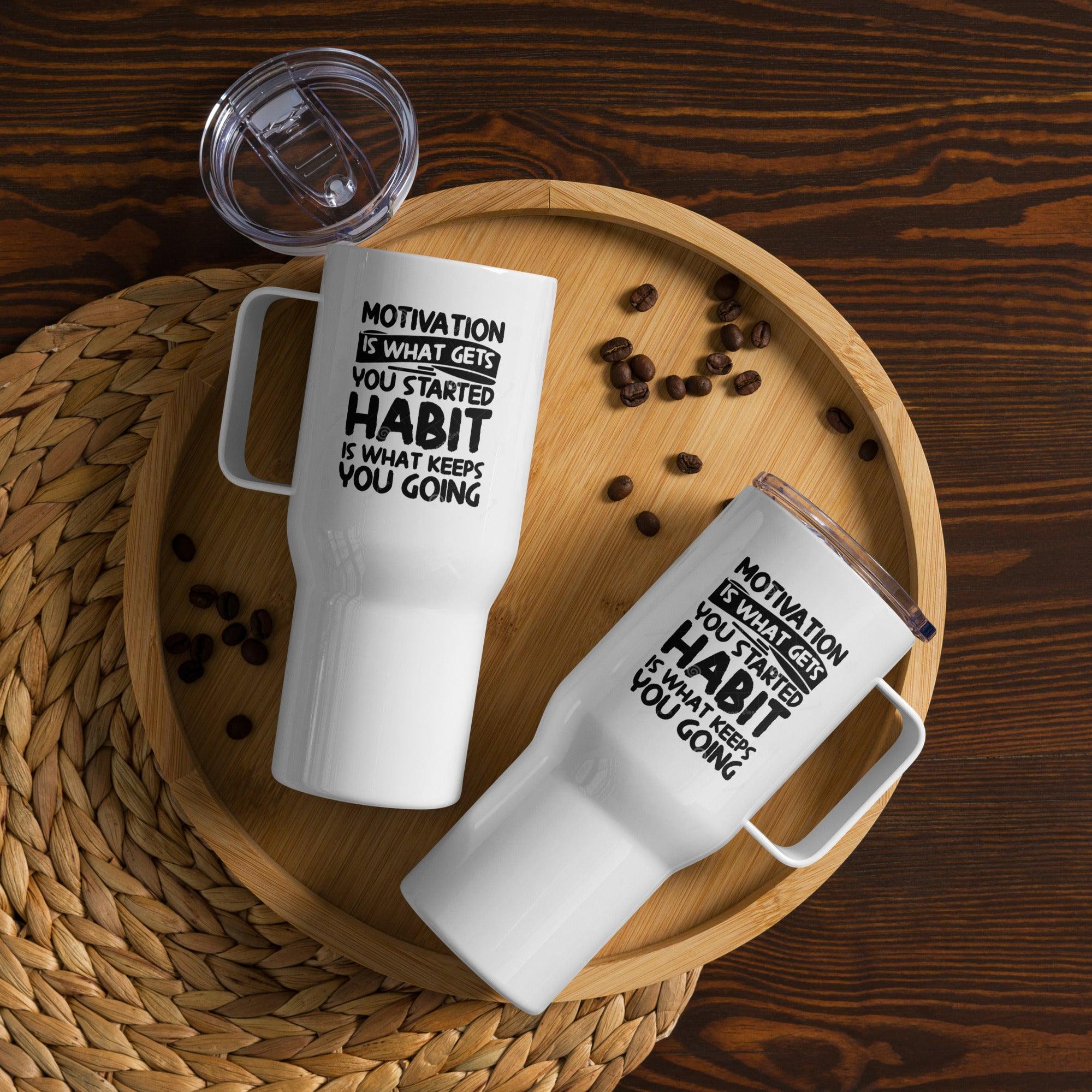 Success Inspirational Printed Travel Mugs For Habit Power - Inspire Cups