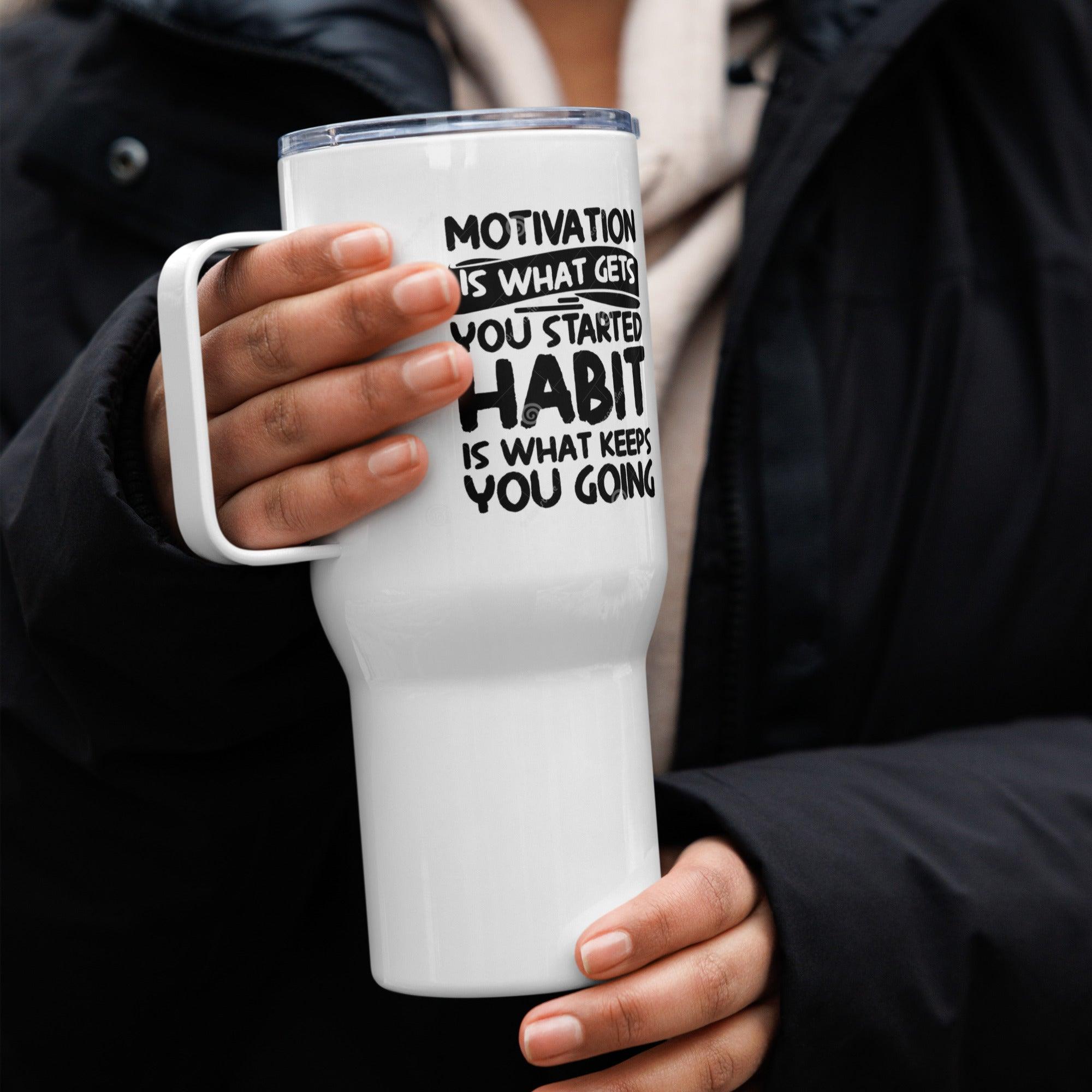 Success Inspirational Printed Travel Mugs For Habit Power - Inspire Cups