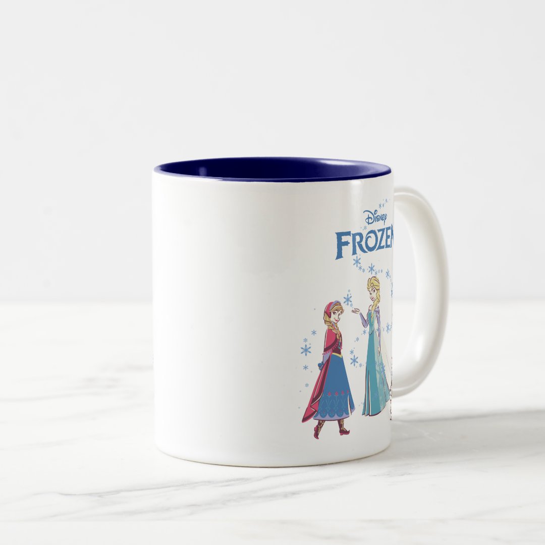 Elsa Anna Olaf Two-Tone Mug 