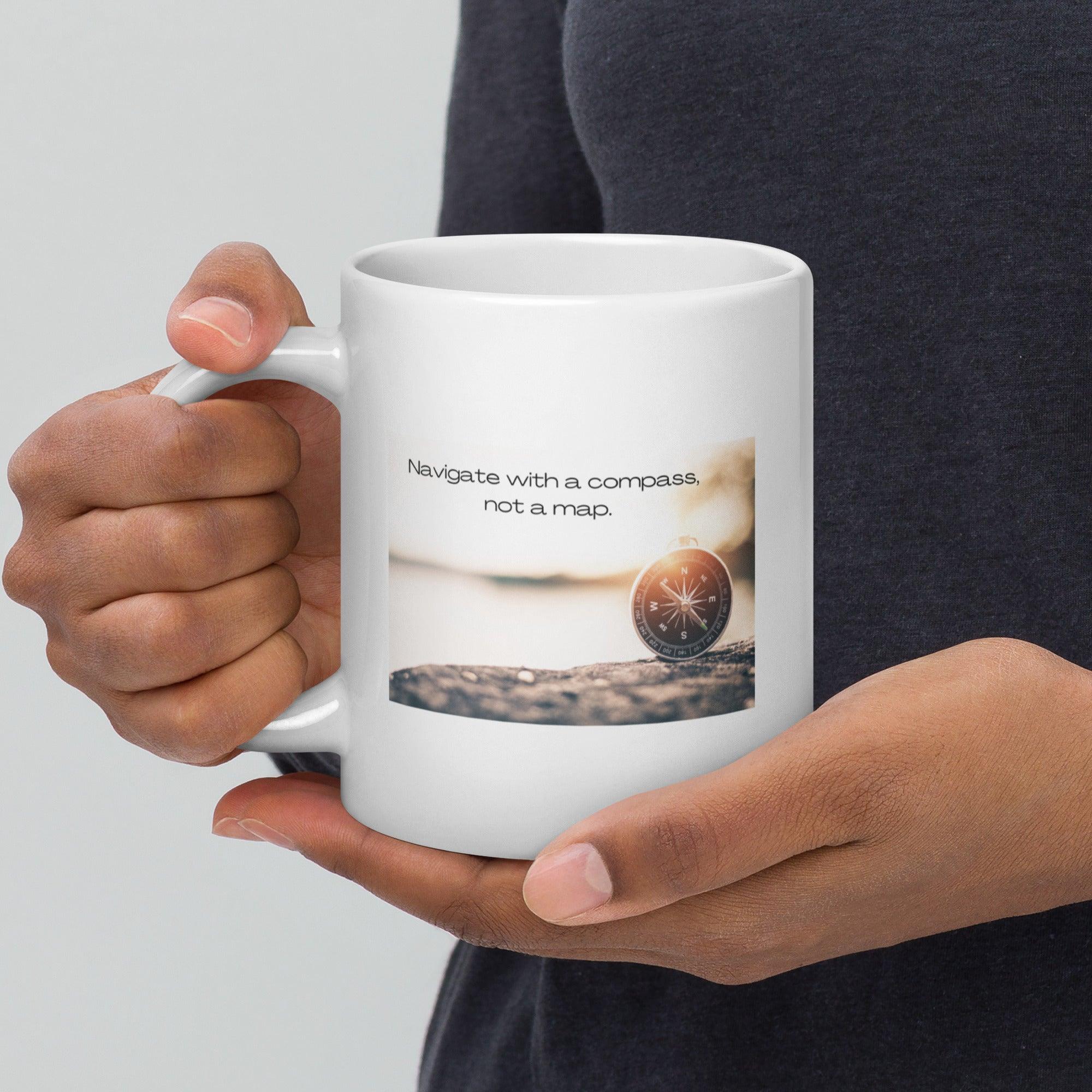 Compass Journey Message Mug - Inspire Cups