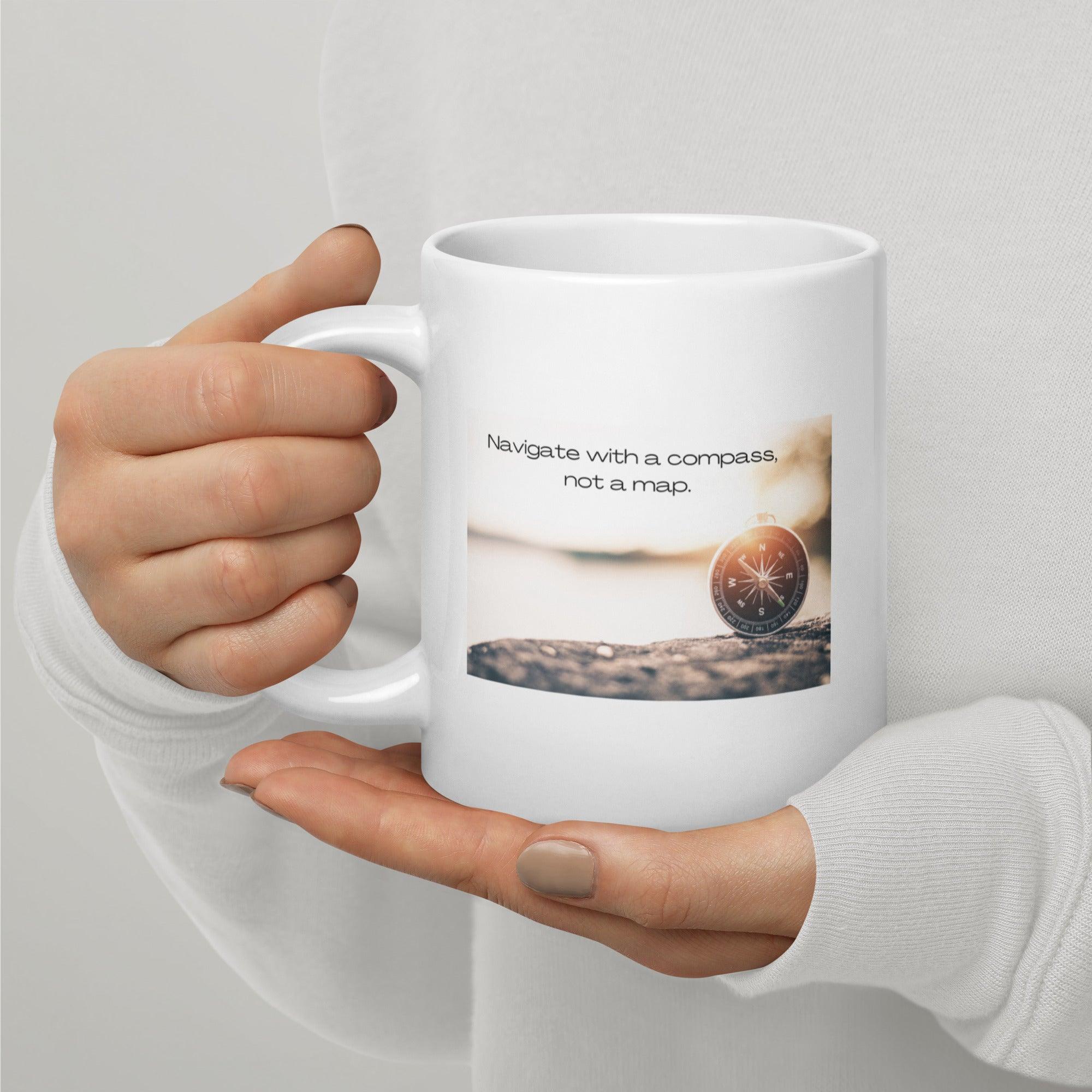 Compass Journey Message Mug - Inspire Cups
