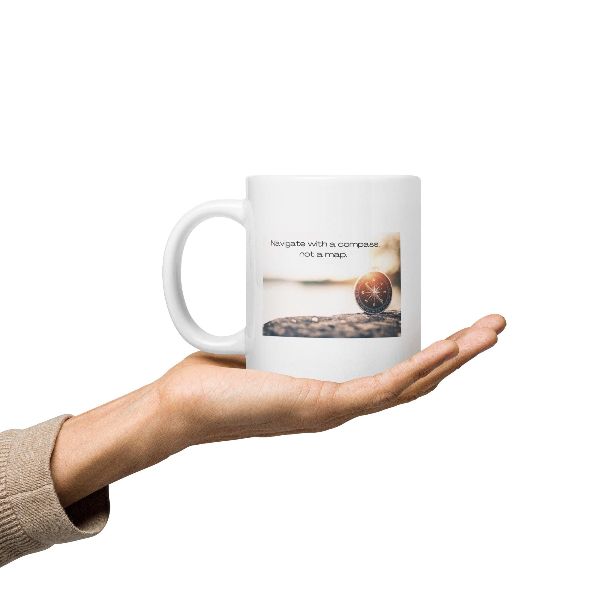 Compass Journey Message Mug - Inspire Cups