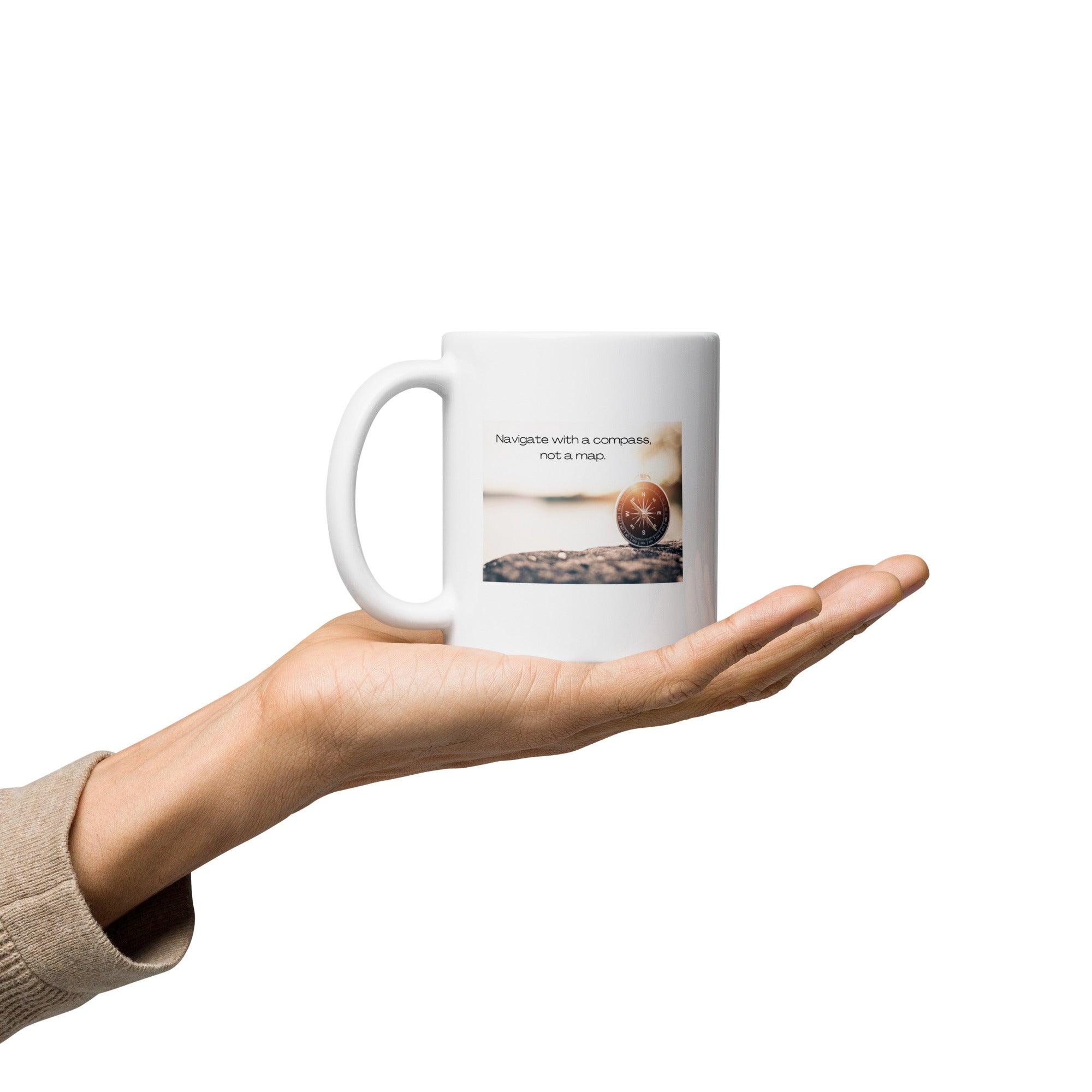 Compass Journey Message Mug - Inspire Cups