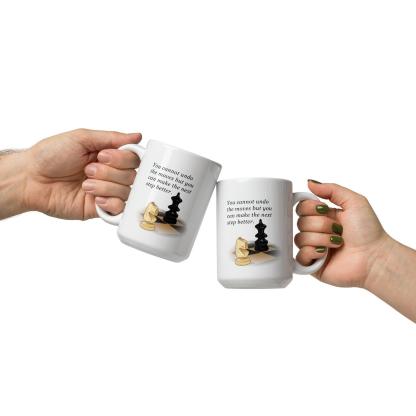Reflective Progress Quote Mug - Inspire Cups