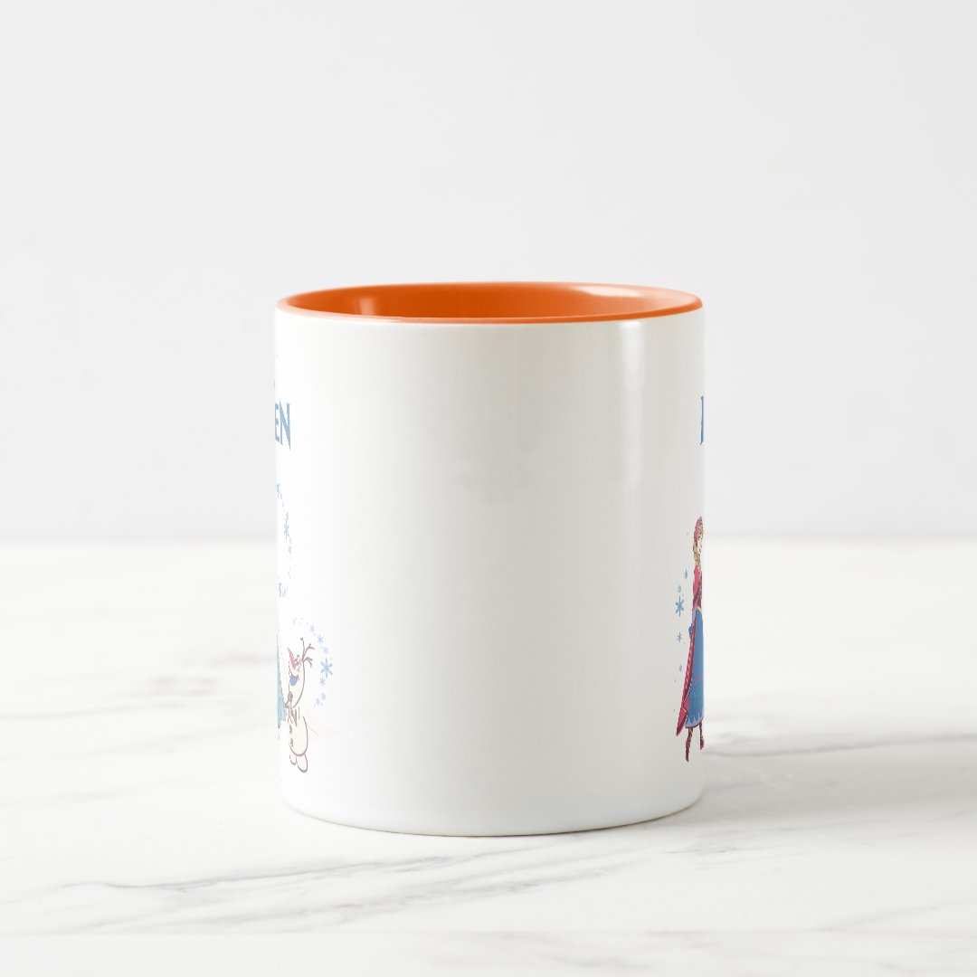 Elsa Anna Olaf Two-Tone Mug 