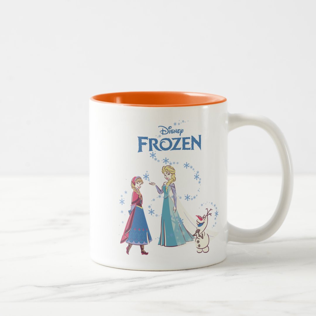 Elsa Anna Olaf Two-Tone Mug 