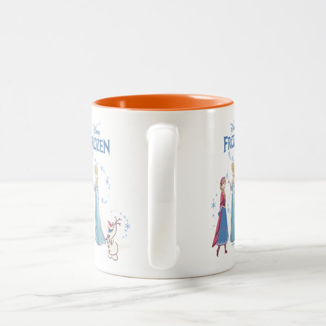 Elsa Anna Olaf Two-Tone Mug 