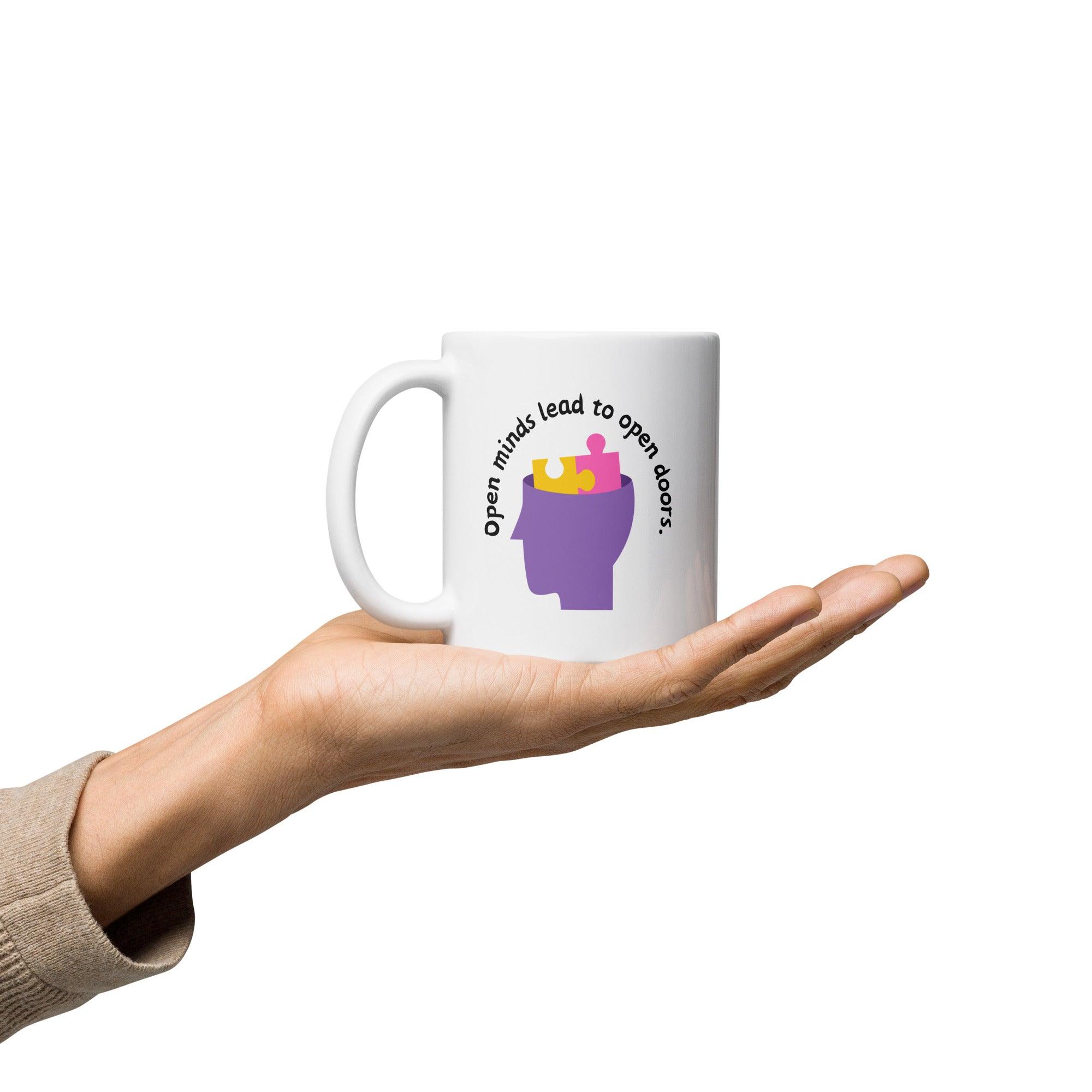 Open Mind Ceramic Mug - Inspire Cups