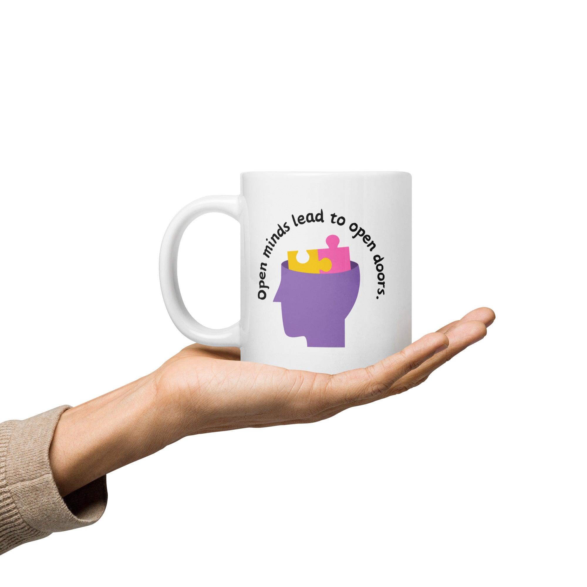 Open Mind Ceramic Mug - Inspire Cups