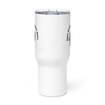 Open Minds Doors Travel Mug with Stainless Steel Build - Inspire Cups