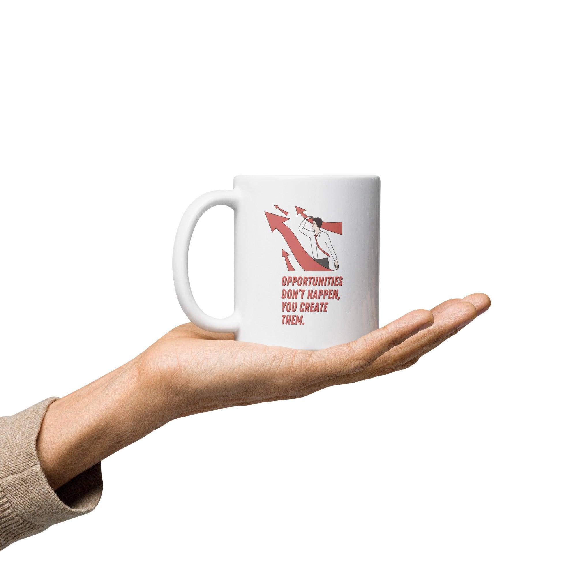 Motivational Opportunity Ceramic Mug - Inspire Cups