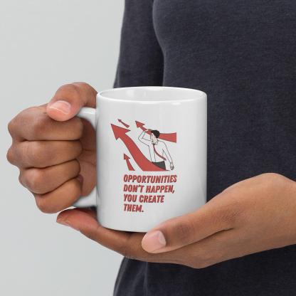 Motivational Opportunity Ceramic Mug - Inspire Cups
