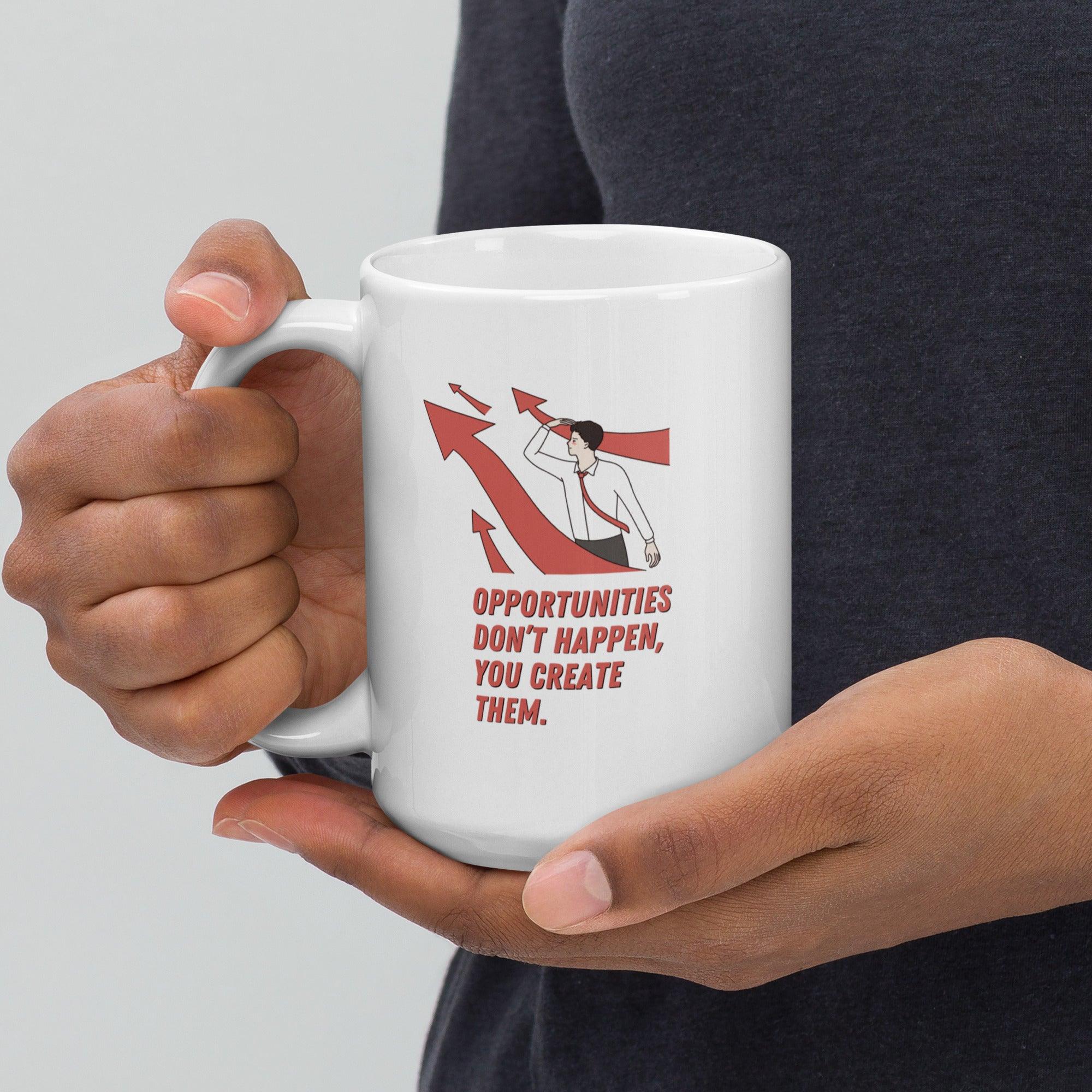 Motivational Opportunity Ceramic Mug - Inspire Cups