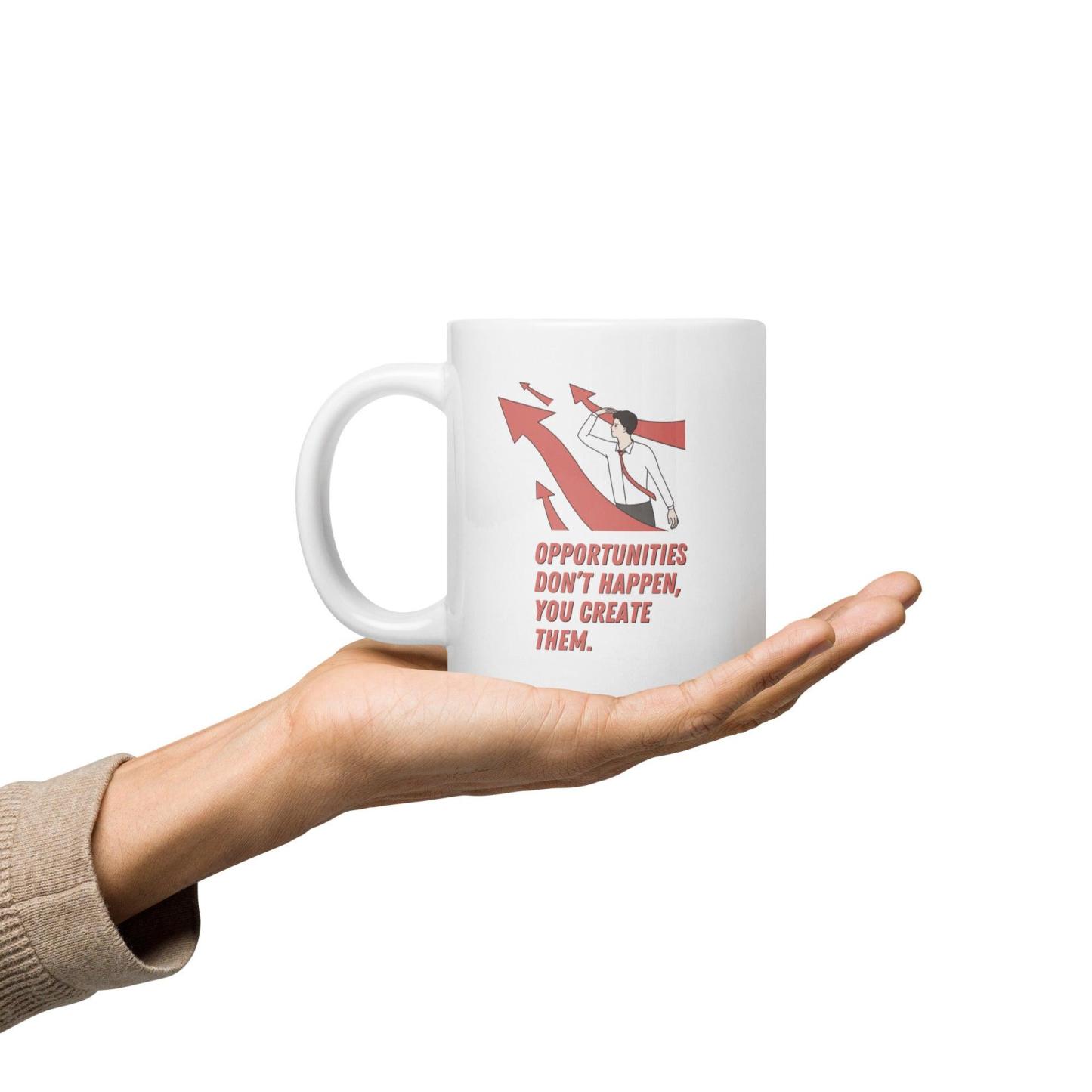 Motivational Opportunity Ceramic Mug - Inspire Cups
