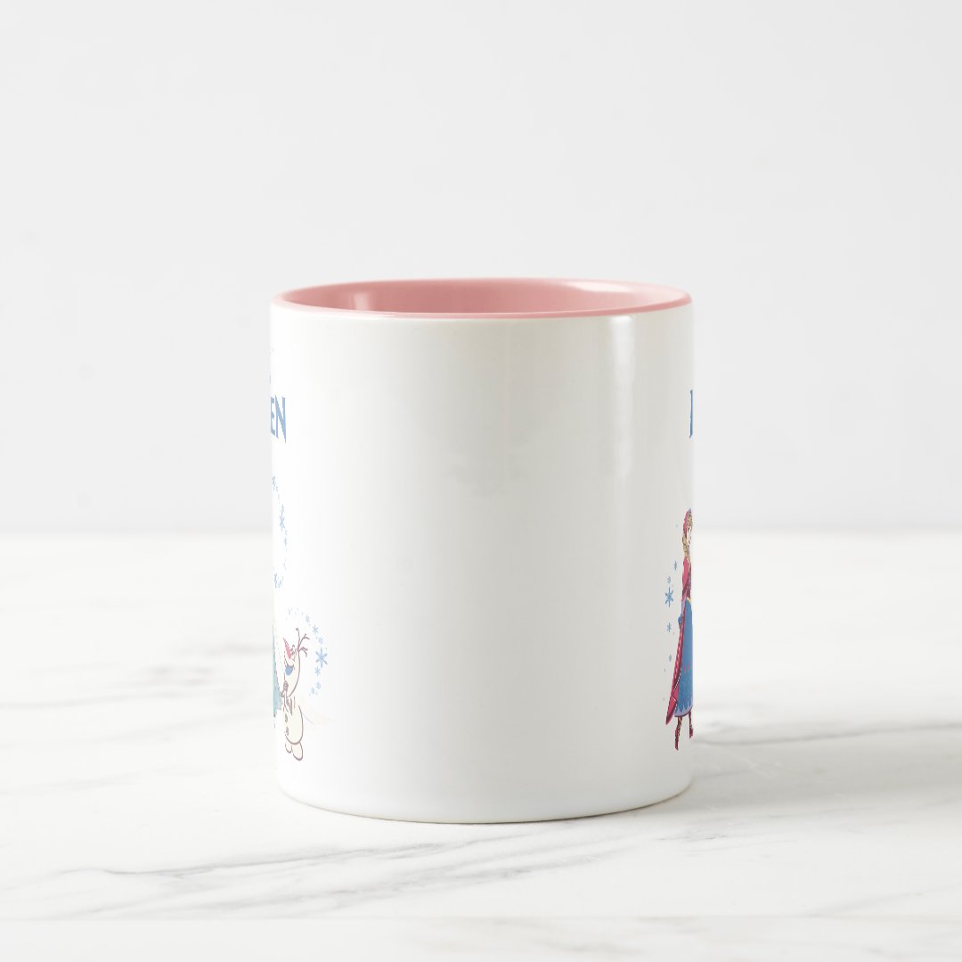 Elsa Anna Olaf Two-Tone Mug 