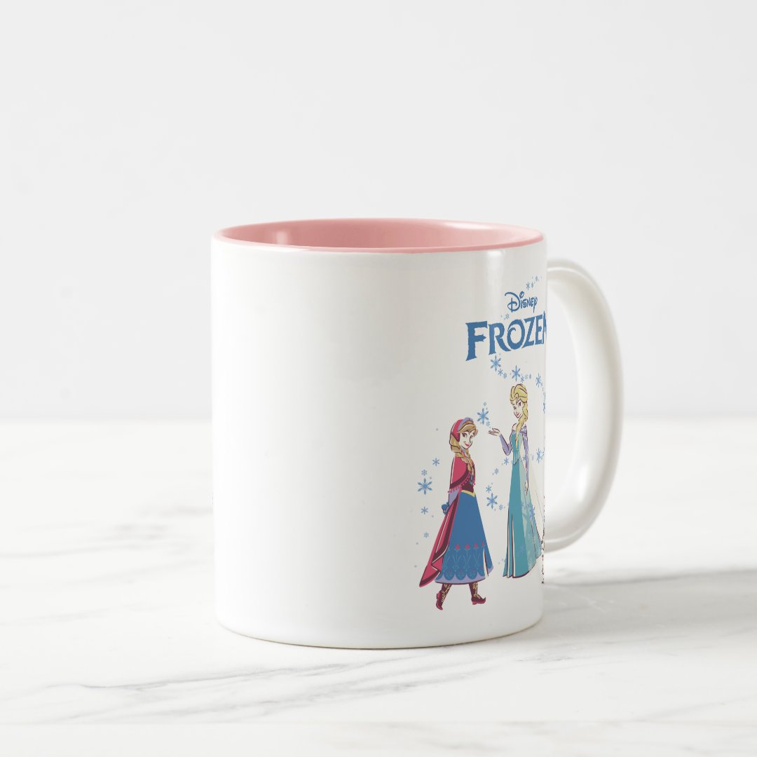 Elsa Anna Olaf Two-Tone Mug 