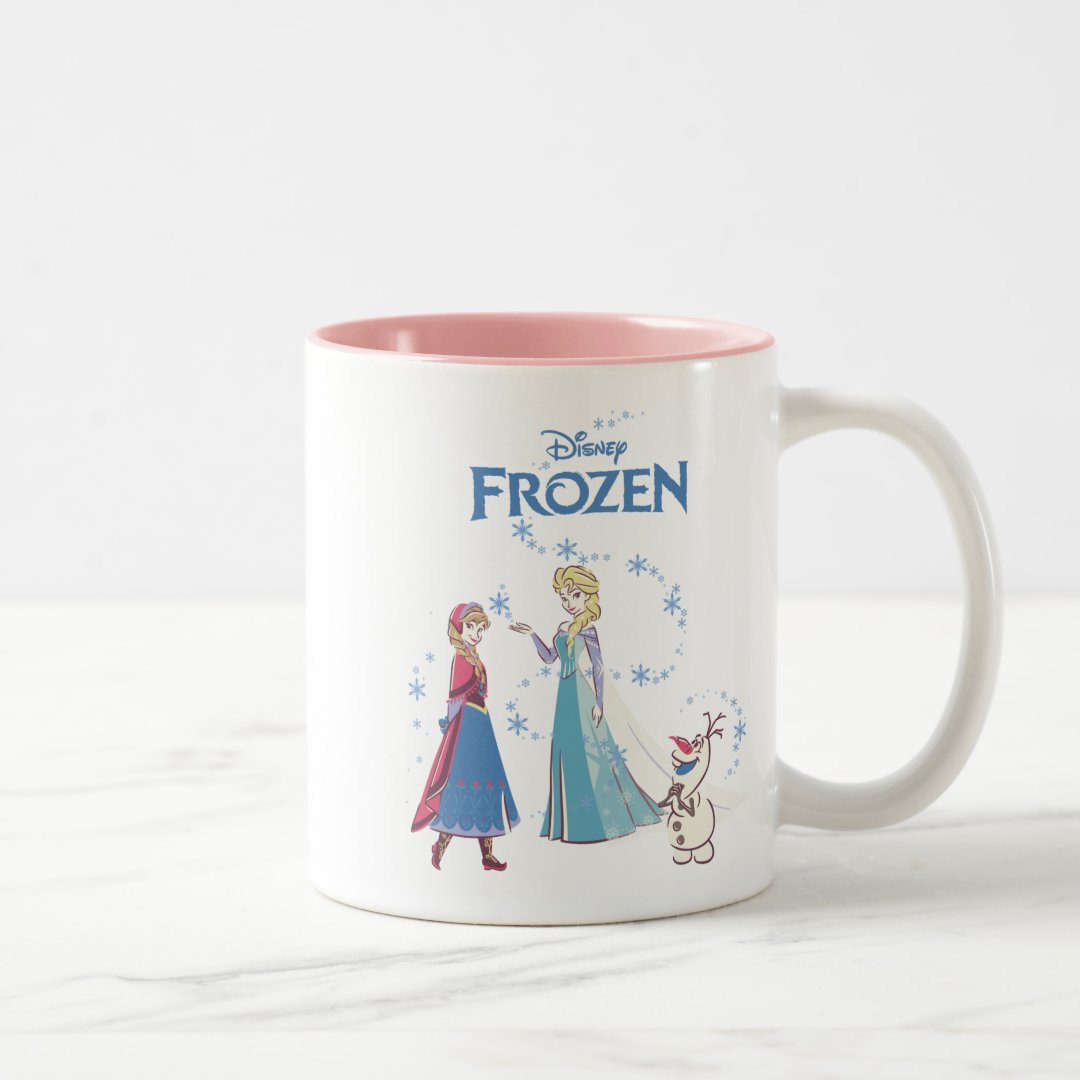 Elsa Anna Olaf Two-Tone Mug 