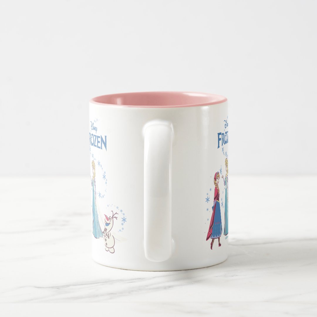 Elsa Anna Olaf Two-Tone Mug 