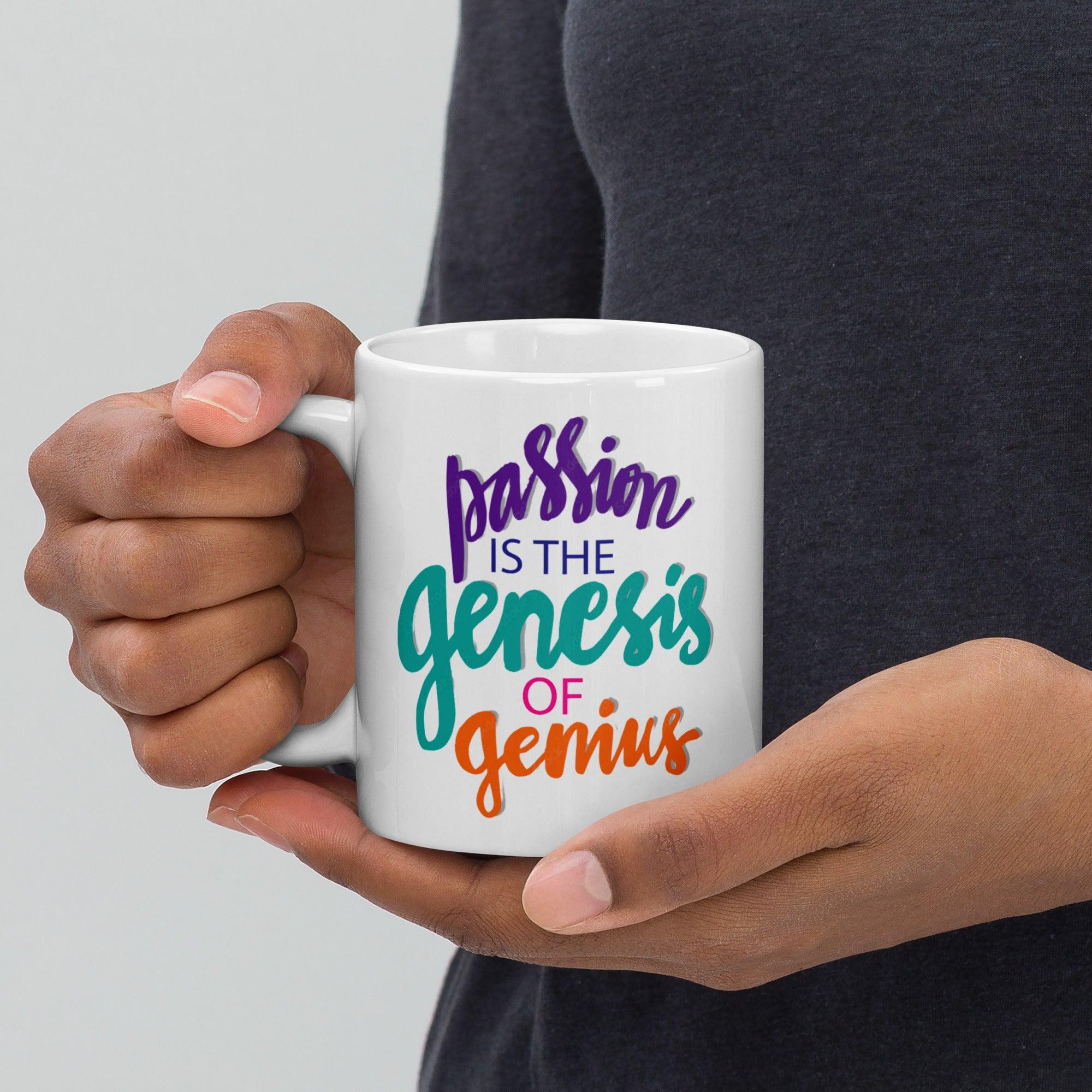 Passion Genius Quote Mug - Inspire Cups